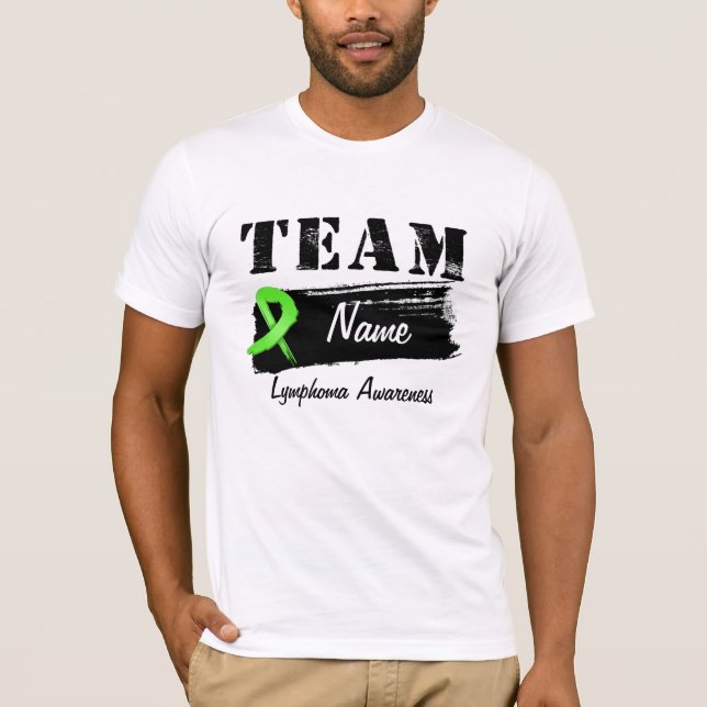 Custom Team Name - Lymphoma T-Shirt (Front)