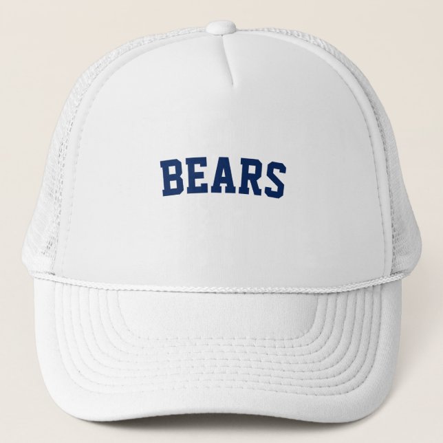 Custom team name Men's Basic T-Shirt Trucker Hat (Front)