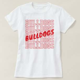 Custom Team Name On Repeat - School Spirit T-Shirt