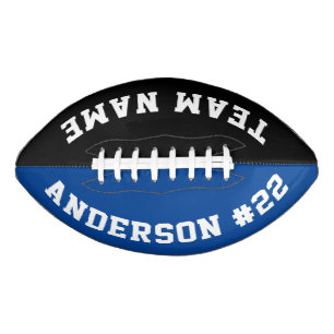 Custom Team Name, Player Name and Number Football