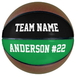 Custom Team Name, Player Name, Number and Colour Basketball