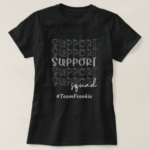 Custom Team Support Squad For Brain Tumour Warrior T-Shirt