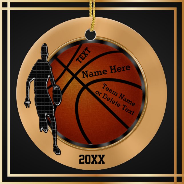 Custom Techno Meets Vintage Basketball Ornaments (Creator Uploaded)