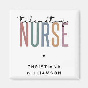 Custom Telemetry nurse Telemetry Nursing Gifts Magnet