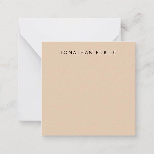 Custom Template Calligraphy Monogrammed Elegant (Front)