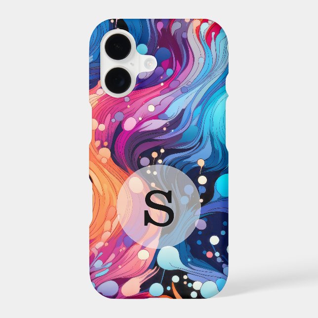 Custom Template Colorful Wavy Pattern (Back)