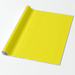 Custom Template Solid Colour Bright Yellow Gift Wrapping Paper<br><div class="desc">Custom Elegant Modern Bright Yellow Custom Solid Colour Blank Template Crafts & Party Supplies Gift Wrapping Supplies / 30 inches x 6 feet Gift Wrapping Paper. Buy / Order Wrapping Papers Online Shop.</div>