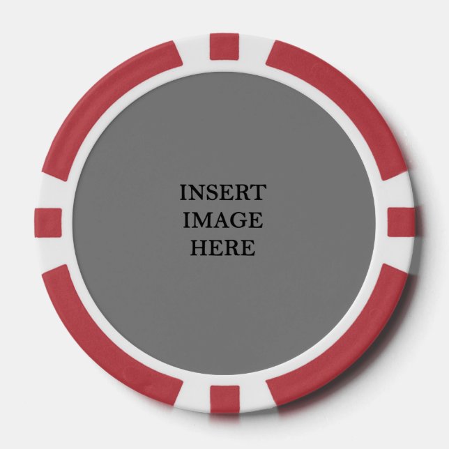 Custom Template to Make Your Own Poker Chips (Front)