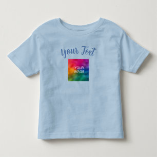 Custom Template Upload Image Add Text Baby Toddler T-shirt