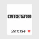 Custom Temporary Tattoo Your Words Party Night<br><div class="desc">Personalized his birthday boy gift,  matching customize word font choice,  Personalised Roman numeral from her,  Customized name sport number text,  Create a fake non permanent,  tattoo for event son husband,  groom bachelor stag do sticker,  on wrist arm hand with,  dad father best man friend,  groomsman bar crawl pub weekend</div>