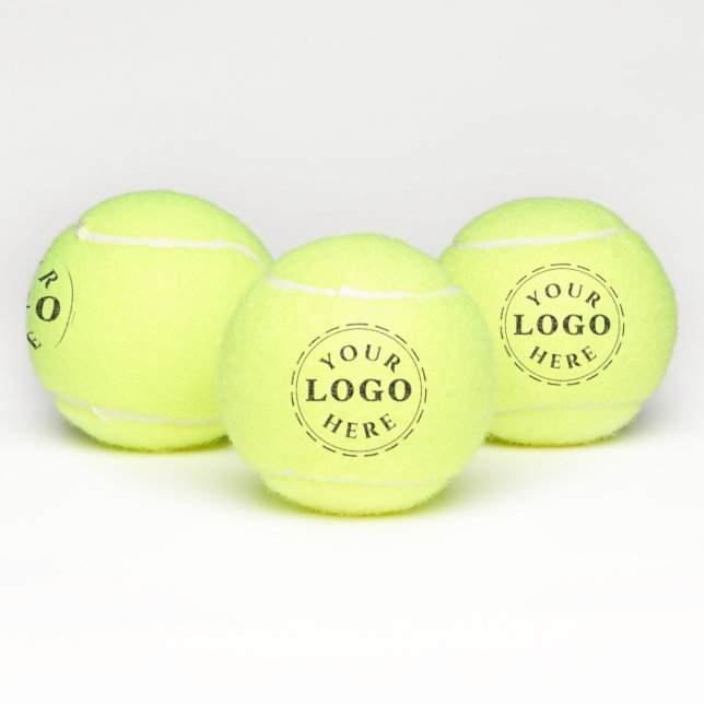 Custom Tennis Balls with Your Logo or Design (Multi)
