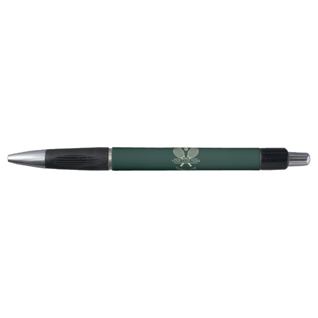 Custom Tennis Club Name Sports Rackets Motif Swag Pen (Front)