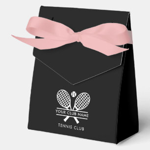 Custom Tennis Country Club Name and Players Favor Box