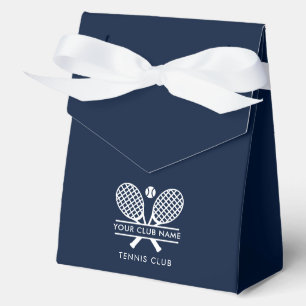 Custom Tennis Country Club Name Annual Events Favor Box