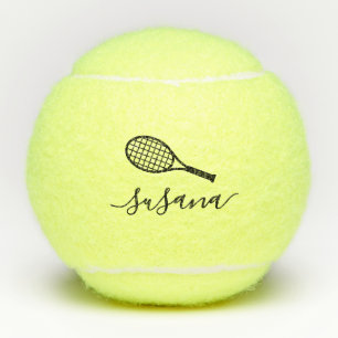 Custom Tennis Player Coach Name Personalized Tennis Balls