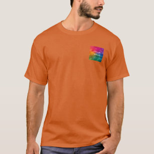Custom Texas Orange Add Image Logo Template T-Shirt