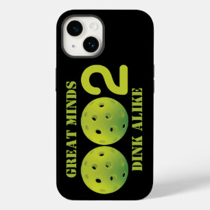 Custom text, 002 score on black iPhone 14 Case-Mate iPhone 14 Case