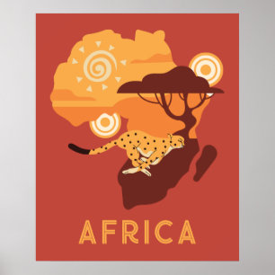 Custom Text Africa Poster