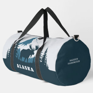 Custom Text ALASKA Duffle Bag
