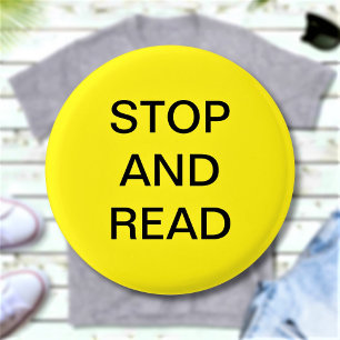 Custom Text And Colour Pinback Button