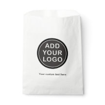 Custom text and logo, photo or graphic