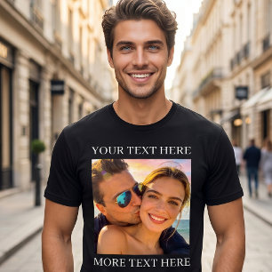 Custom Text and Photo T-Shirt