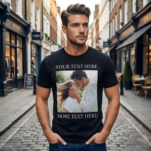 Custom Text and Photo T-Shirt