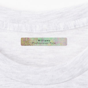 Custom text and pink marble print