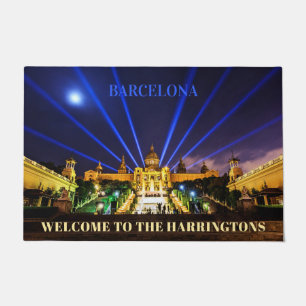 Custom text Barcelona doormat