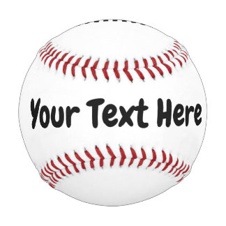Custom Text  Baseball