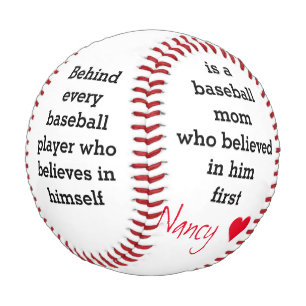 Custom Text Baseball Gift
