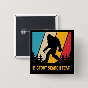 Custom Text Bigfoot 2 Inch Square Button