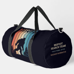 Custom Text Bigfoot Duffle Bag