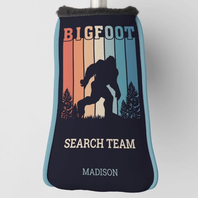 Custom Text Bigfoot Golf Head Cover (Rotate 90)