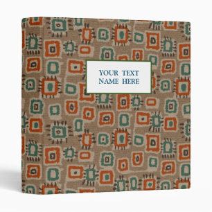Custom Text Binder with Old Cloth Patches