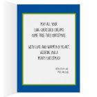 🎾🎄Custom text, blue and green Tennis bauble