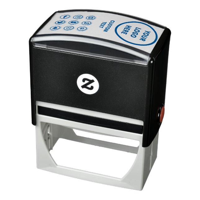  Custom Text Business Logo Personalized Self-inkin Self-inking Stamp (Product)