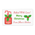 Custom Text Christmas Baking Sticker / Labels<br><div class="desc">A cute sticker to adorn your letters,  greeting cards or envelopes.  Great to use as reward stickers as well! Jamie Wogan Edwards</div>