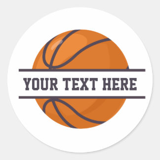 Custom Text Classic Round Sticker