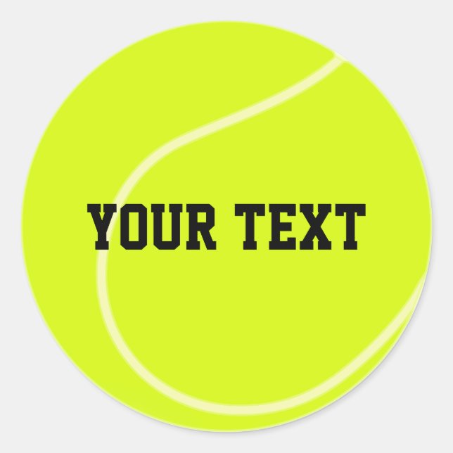 CUSTOM TEXT CLASSIC ROUND STICKER (Front)