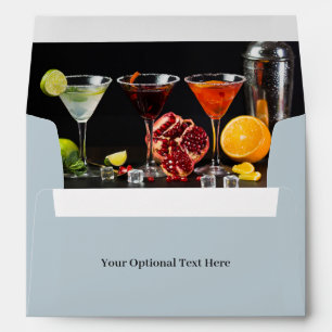 Custom Text Cocktails Envelope