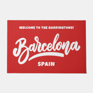 Custom Text & Colour Barcelona Doormat