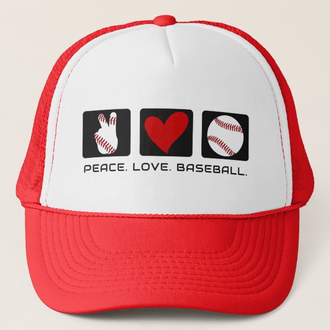 Custom Text & Colour Baseball Trucker Hat (Front)