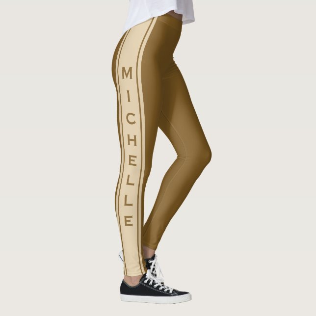 Custom text & colour leggings (Right)