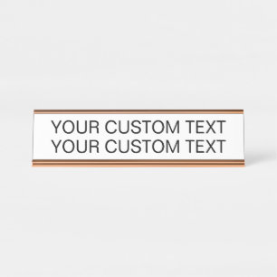 Custom Text Coworker Employee New Job Personalized Desk Name Plate