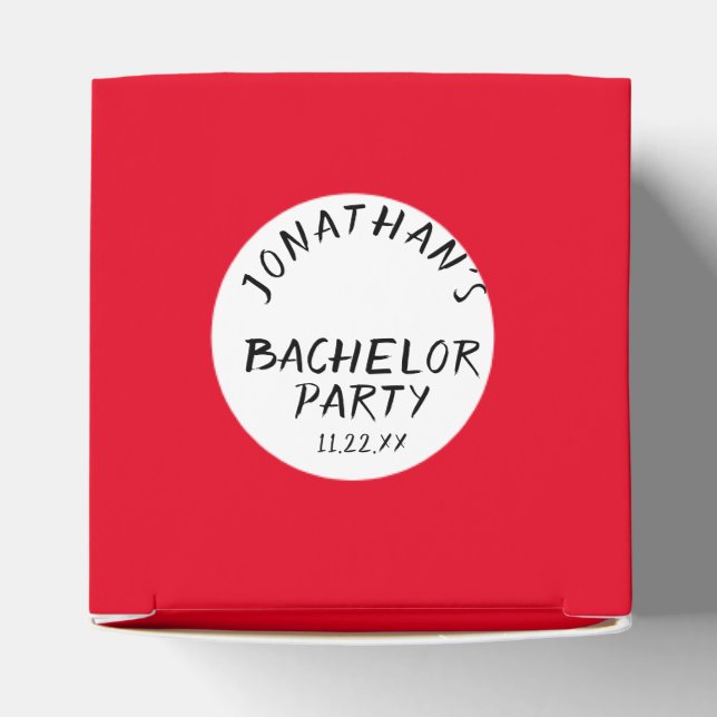 Custom Text Craps Dice Favour Box Bachelor Party (Top)