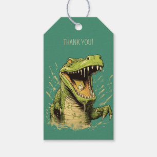 Custom Text Crocodile Gift Tags