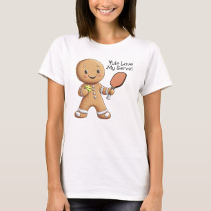 Custom text Crumbly Christmas Rally Gingerbread T-Shirt