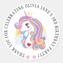 Custom Text Cute Unicorn Rainbow