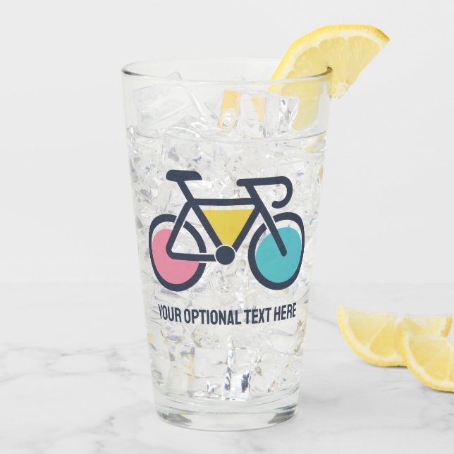 Custom Text Cycling Glass (Back Ice)